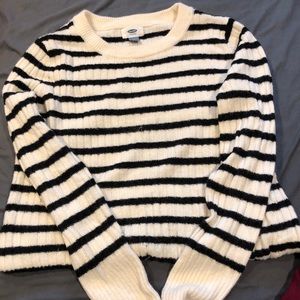 Black and White striped sweater